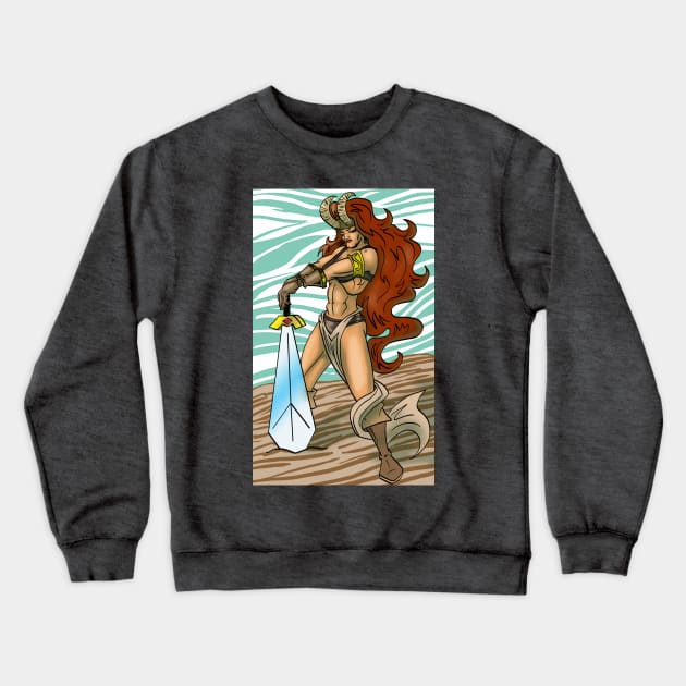 Barbarienne Crewneck Sweatshirt by psychoandy